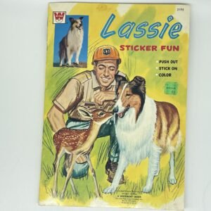 Lassie Sticker Fun Book 1966