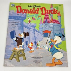 Donald Duck Sticker Fun Book 1972