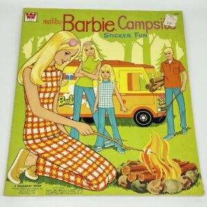 Malibu Barbie Campsite Sticker Fun Book 1974