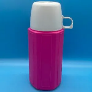 Vintage Lunch Box Thermos Hot Pink