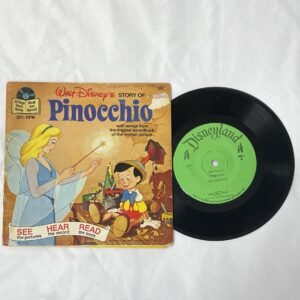Pinocchio read-along book with record 1977