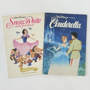 Disney Classic Book Lot - Cinderella and Snow White 1987