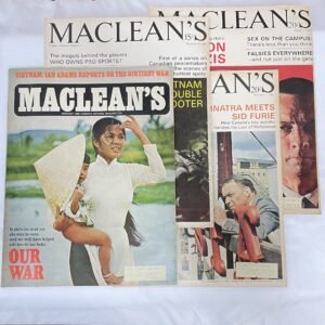 Maclean's Magazine - 1960s Lot of 7 issues from 1965-1968