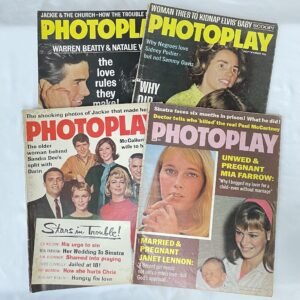Photoplay Magazine Lot of 4 from 1963-1970