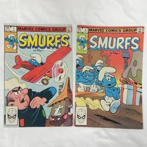 Smurfs Marvel Comics #1 and #3 1982