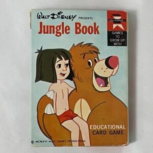 Jungle Book Educational Card Game 1968