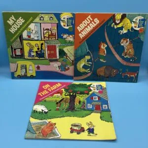 Richard Scarry Golden Look-Look Book lot 1