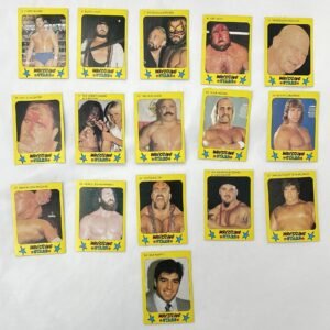 Monty Gum Wrestling Stars Cards 1986 - 16 card lot