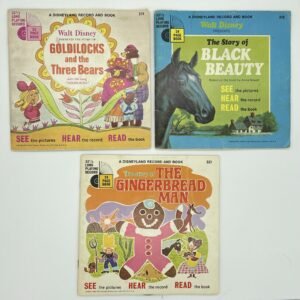 Disney read-along books and records 1960s lot 2