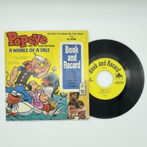 Popeye - A Whale of a Tale read-along book with record 1973