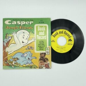 Casper the Friendly Ghost - Jungle Friends read-along book and record from 1973