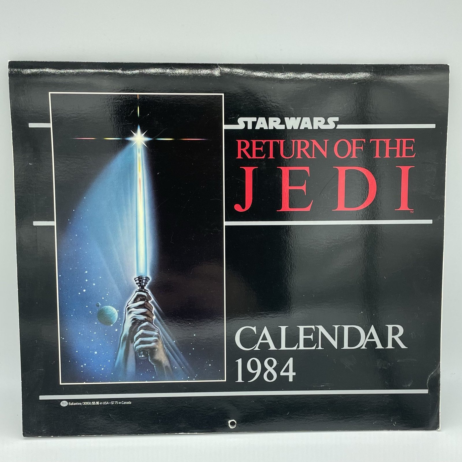 Return of the Jedi 1984 Calendar
