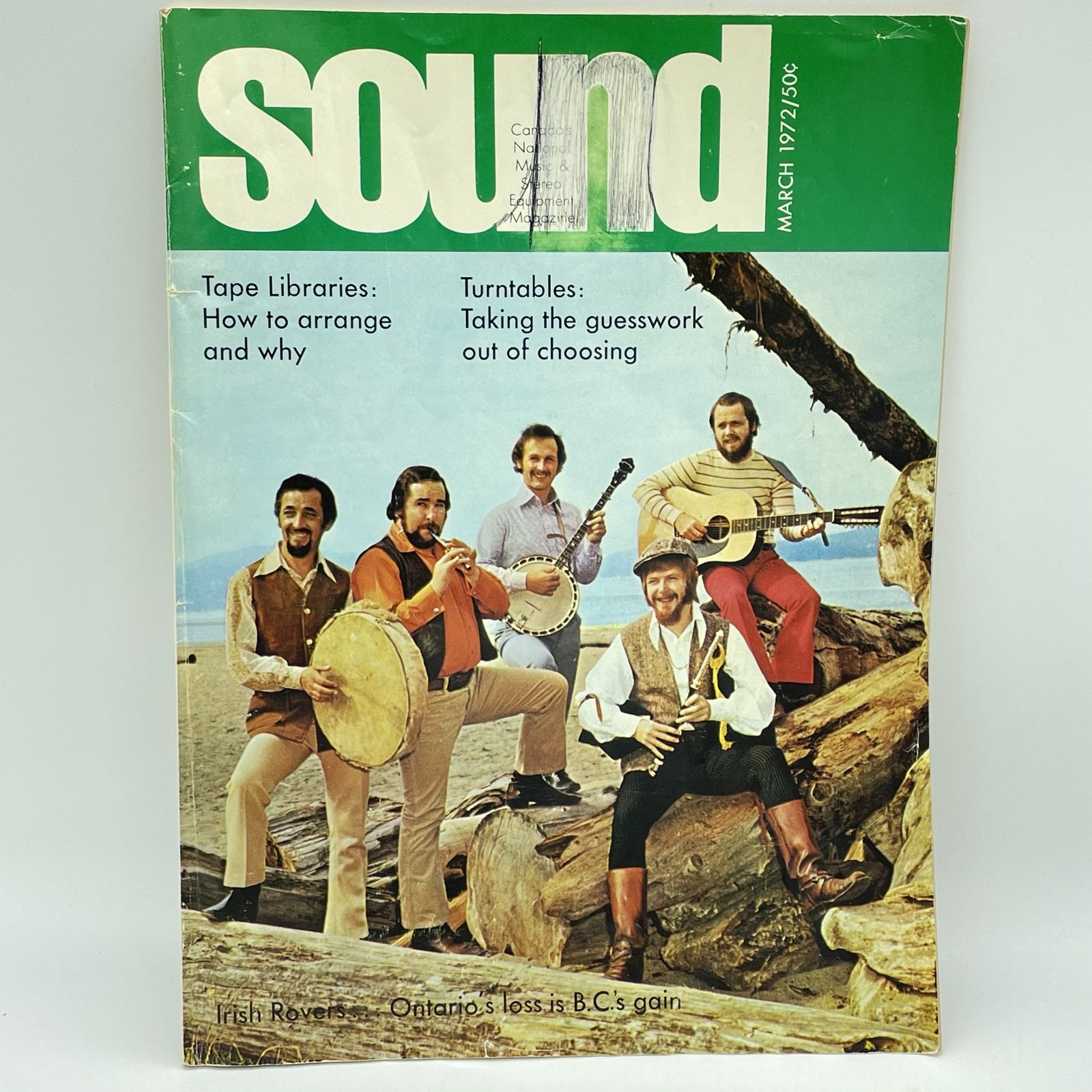 Sound Magazine 1972 March - Irish Rovers cover