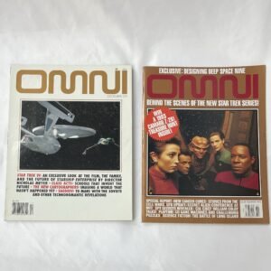 OMNI Magazine lot of 2 with Star Trek Covers from 1991-1993