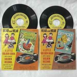 Little Golden Book Record lot 2 from 1960s