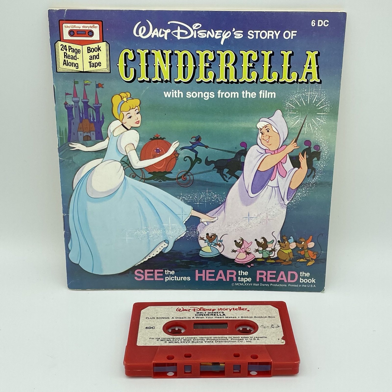 Cinderella read-along book and cassette