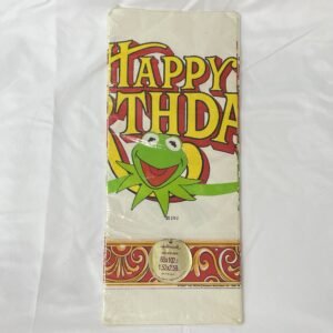 Kermit the Frog Birthday Table Cover from Hallmark sealed from 1978