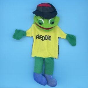 Freddie the Frog vintage hand puppet