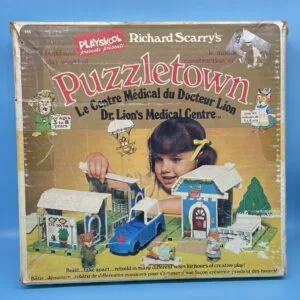 Playskool Richard Scarry’s Puzzletown Dr. Lion’s Medical Centre from 1976