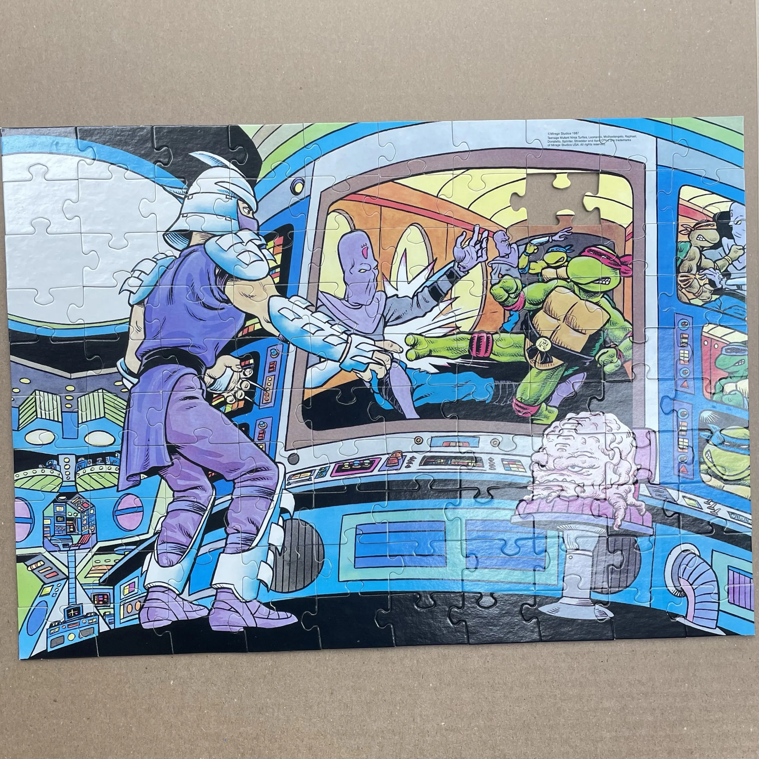 Teenage Mutant Ninja Turtles - Jigsaw Puzzle lot 2 from 1990 - Image 2