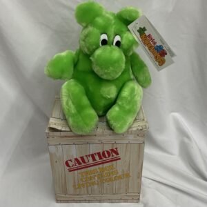 Kodak Kolorkin 9” plush with box - Green (Kazoom) from 1988