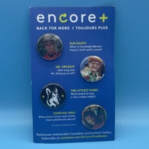 Encore+ Classic Canadian TV Button Set