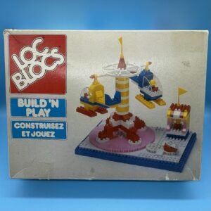 Loc Blocs Build ‘n Play Helicopter Ride Set 1980s
