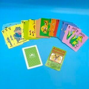 Animal Rummy card game by Golden 1980s