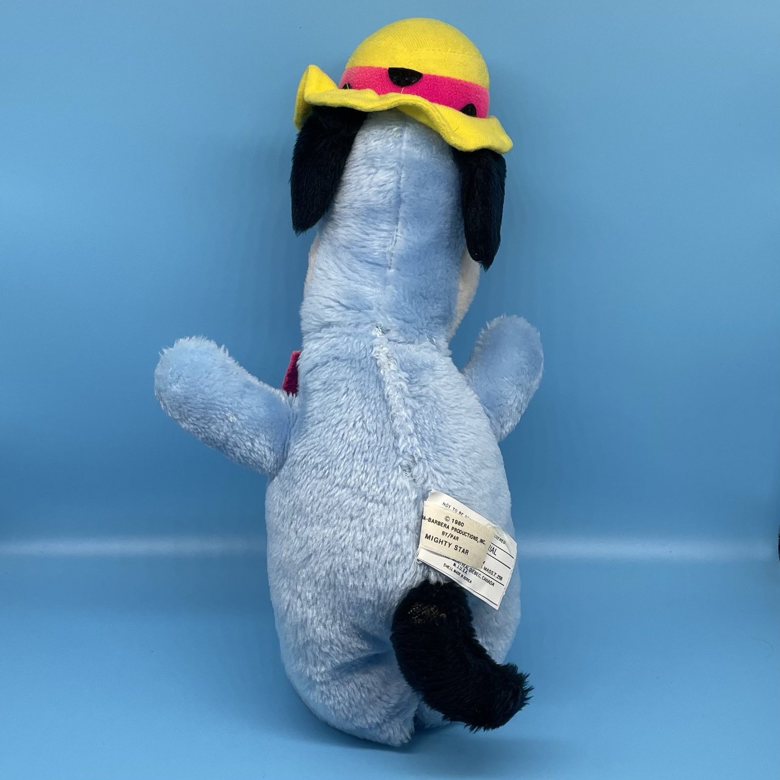 Huckleberry Hound 14” Plush 1980 - Image 2