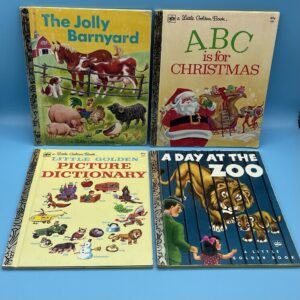 Little Golden Book 1974 Lot of 4