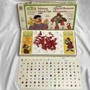 Sesame Street Missing Match-Ups Game 1976 Canadian Edition