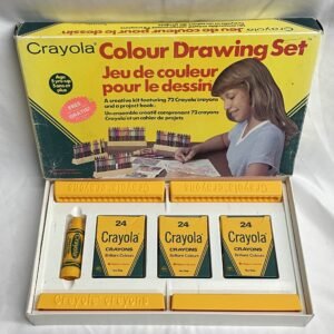 Crayola Colour Drawing Set 1970s Canadian Version