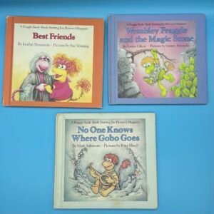 Fraggle Rock Weekly Reader Hardcover Book Lot of 3 from 1980s