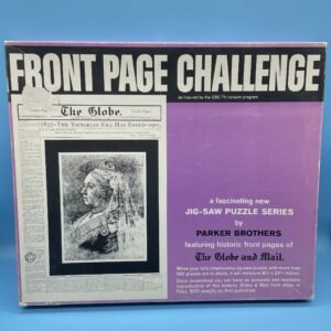 Front Page Challenge Toronto Globe Jigsaw Puzzle