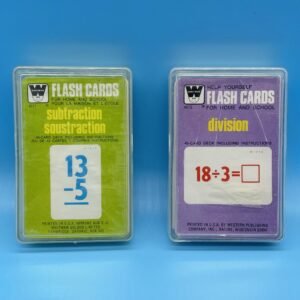 Flash Cards by Whitman 1980s Division and Subtraction