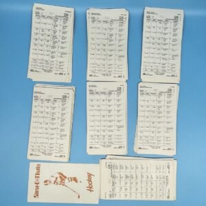 Strat-O-Matic Hockey 71 Player Card Lot From 1978-1979 Season