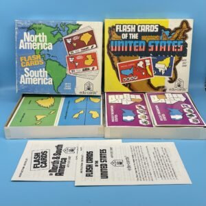 Edu-Cards Geography Flash Cards Lot by Binney & Smith 1970s