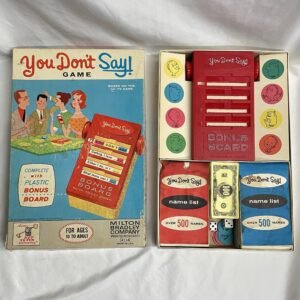 You Don’t Say! Board Game by Milton Bradley 1963