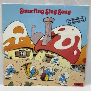 Smurfing Sing Song LP Record 1980