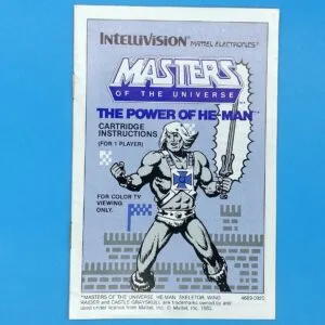 Intellivision Masters of the Universe Power of He-Man Game Instructions 1983