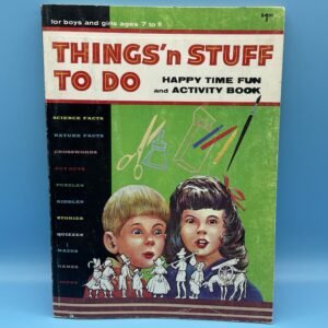Things ‘n Stuff To Do Activity Book  by Playmore 1960s