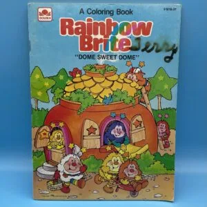 Rainbow Brite Dome Sweet Dome Coloring Book