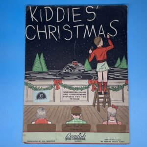 Kiddies’ Christmas Colouring Book and Christmas Carol Sheet Music Book 1937