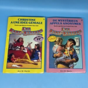 Les Baby-Sitters - French Book Lot of 2 from 1990