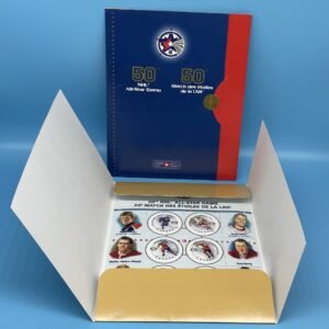 Canada Post 50th NHL All-Star Game Lot of 2 Stamp Sets from Feb 2000