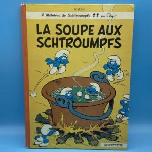 Smurfs La soupe aux Schtroumphs hardcover 1976