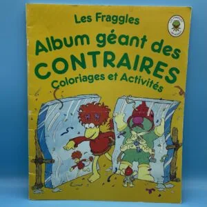 Fraggles - Album geant des contraires - Large Activity and Colouring Book 1988