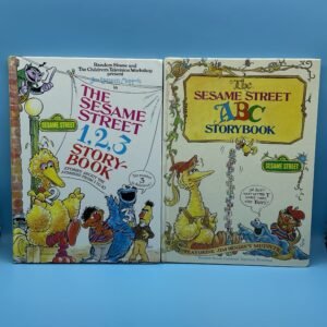 Sesame Street Storybook Vintage Large Hardcover Book Lot