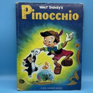 Walt Disney’s Pinocchio 1980 Hardcover Big Golden Book