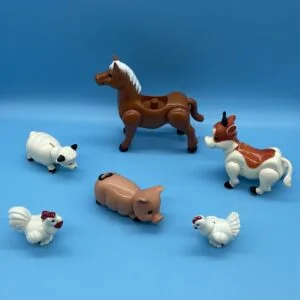 Playskool 1980s Farm Animal Lot